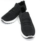 Black Pull-on Elasticated Trainer