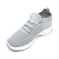 Grey Pull-on Elasticated Trainer