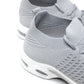 Grey Pull-on Elasticated Trainer