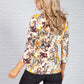 Monarch Butterfly Print Top