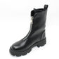 Black Rugged Ankle Boot-1