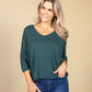 Oversized Pullover Knit in Emerald