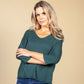 Oversized Pullover Knit in Emerald