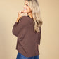 Oversized Pullover in Chocolate