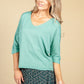 Oversized Pullover Knit in Mint