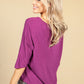 Oversized Pullover in Plum