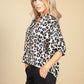 Silk Feel Leopard Print Shirt