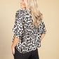 Silk Feel Leopard Print Shirt