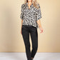 Silk Feel Leopard Print Shirt