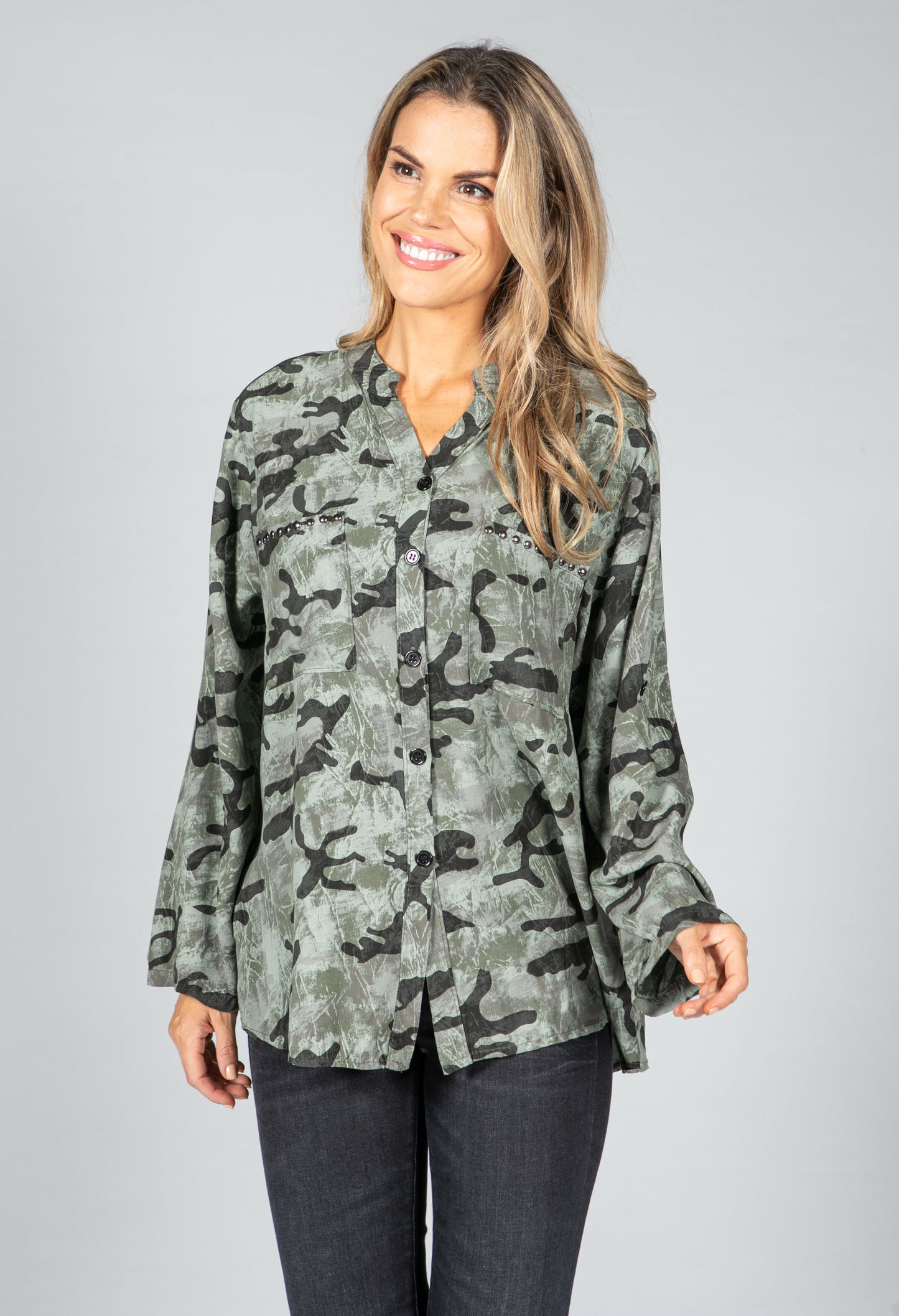 Camo Shirt in Khaki