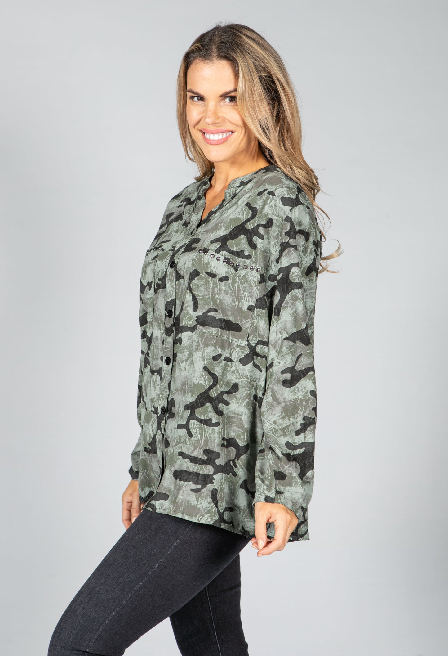 Camo Shirt in Khaki