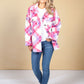 Pink Pop Soft Check Shacket