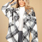 Charcoal Soft Check Shacket