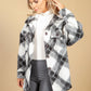 Charcoal Soft Check Shacket