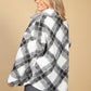 Charcoal Soft Check Shacket