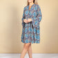 Groovy Blue Print Dress