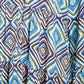 Groovy Blue Print Dress