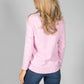 V NECK SOFT KNIT JUMPER IN MAUVE