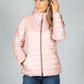 QUILTED COAT IN ROSE