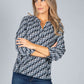 Geometric Pattern Blouse