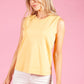 Jersey top Ilayda in Orange Sorbet