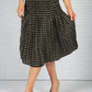 Ribane pleated skirt