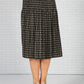 Ribane pleated skirt