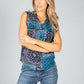 Sea Blue Paisley Vest