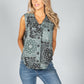 Khaki Mix Paisley Vest