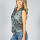 Khaki Mix Paisley Vest