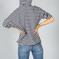 Fine Knit Striped Hoodie