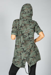 Camo Open Hoodie