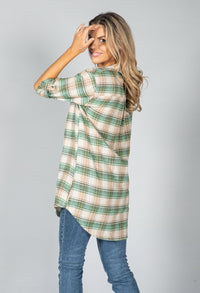 Soft Moss Check Shirt