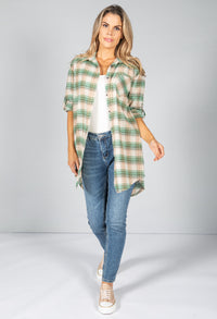 Soft Moss Check Shirt