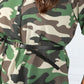 Belt Camo Blouse in Khaki