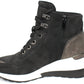 Black Hiking Look Ankle Boot