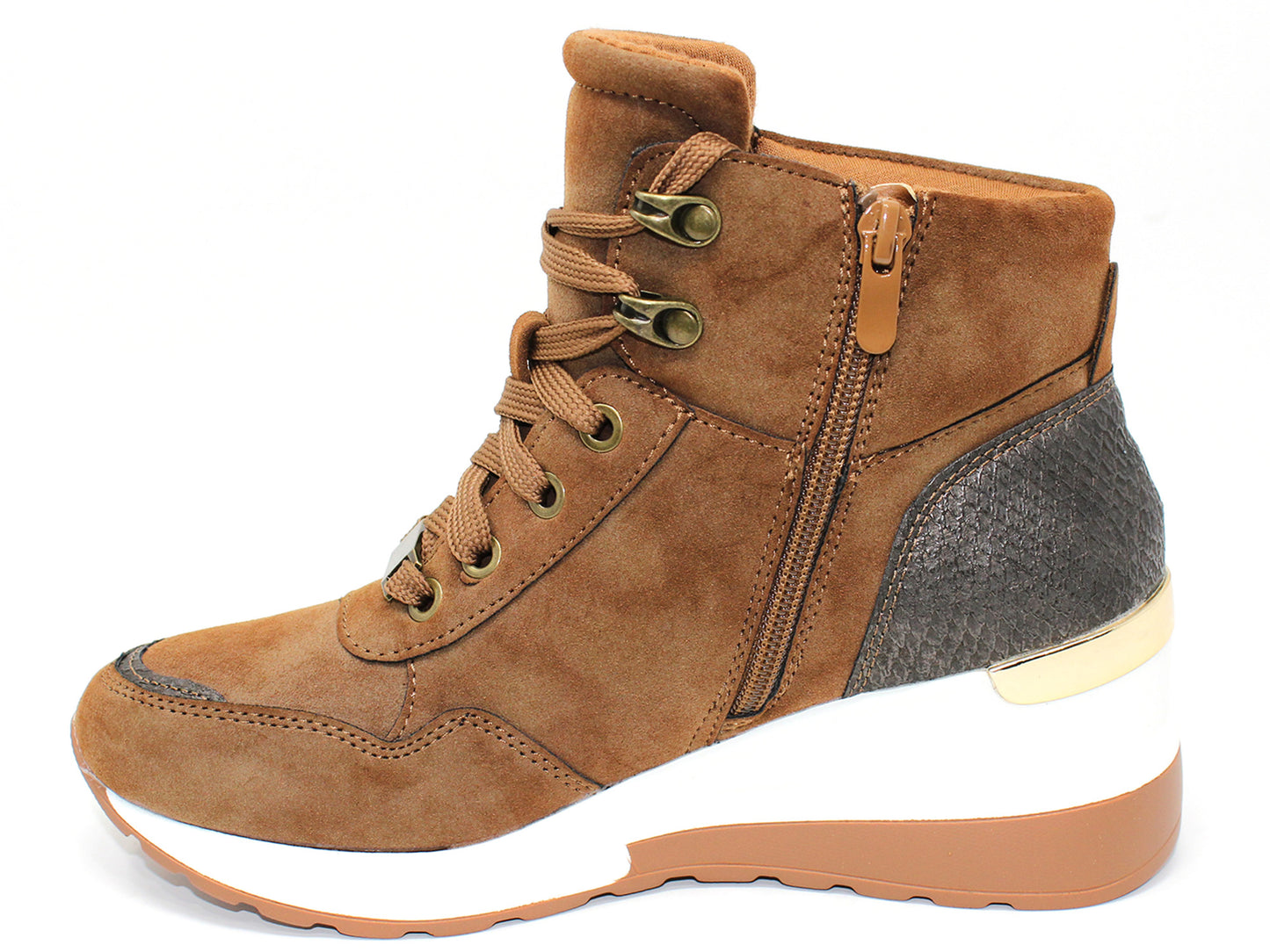 Camel Hiking Look Ankle Boot