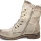 Beige Laced Ankle Boot