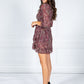 Port Paisley Print Ruffle Dress