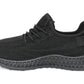 Black Pull-on elasticated Trainer