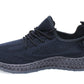 Navy Pull-on elasticated Trainer-1