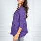 Cosy Knit Pullover in Royal Purple