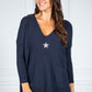 Cosy Knit Pullover in Night Sky