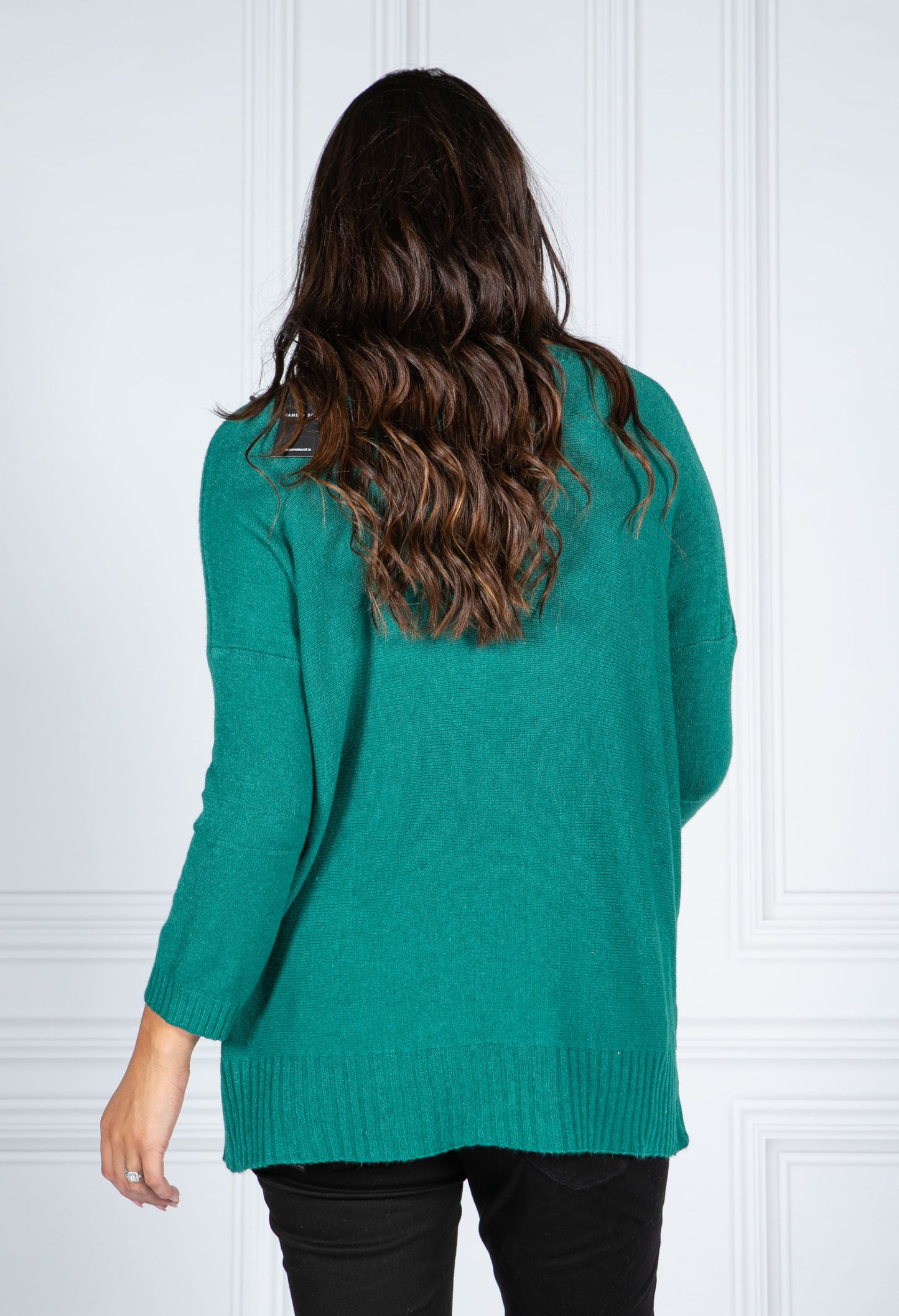 Cosy Knit Pullover in Bottle Green