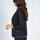 Pearl Detail Jacket in Black