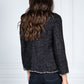 Pearl Detail Jacket in Black