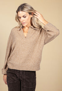 Paalus Woollen Jumper in Maple