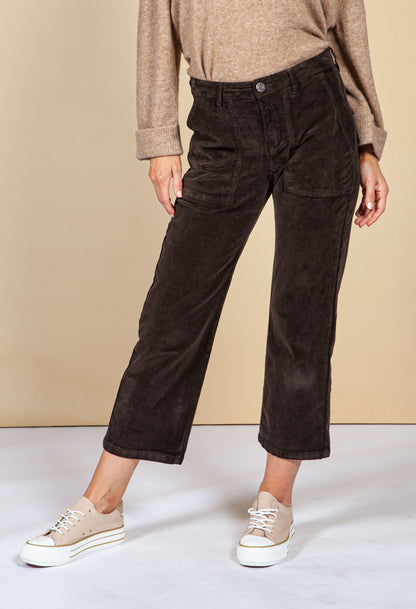 Melvin corduroy trousers in truffle