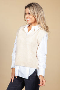 Pilom Knitted Sweater Vest