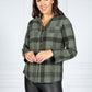 PAMELA SCOTT GREEN TARTEN BLOUSE